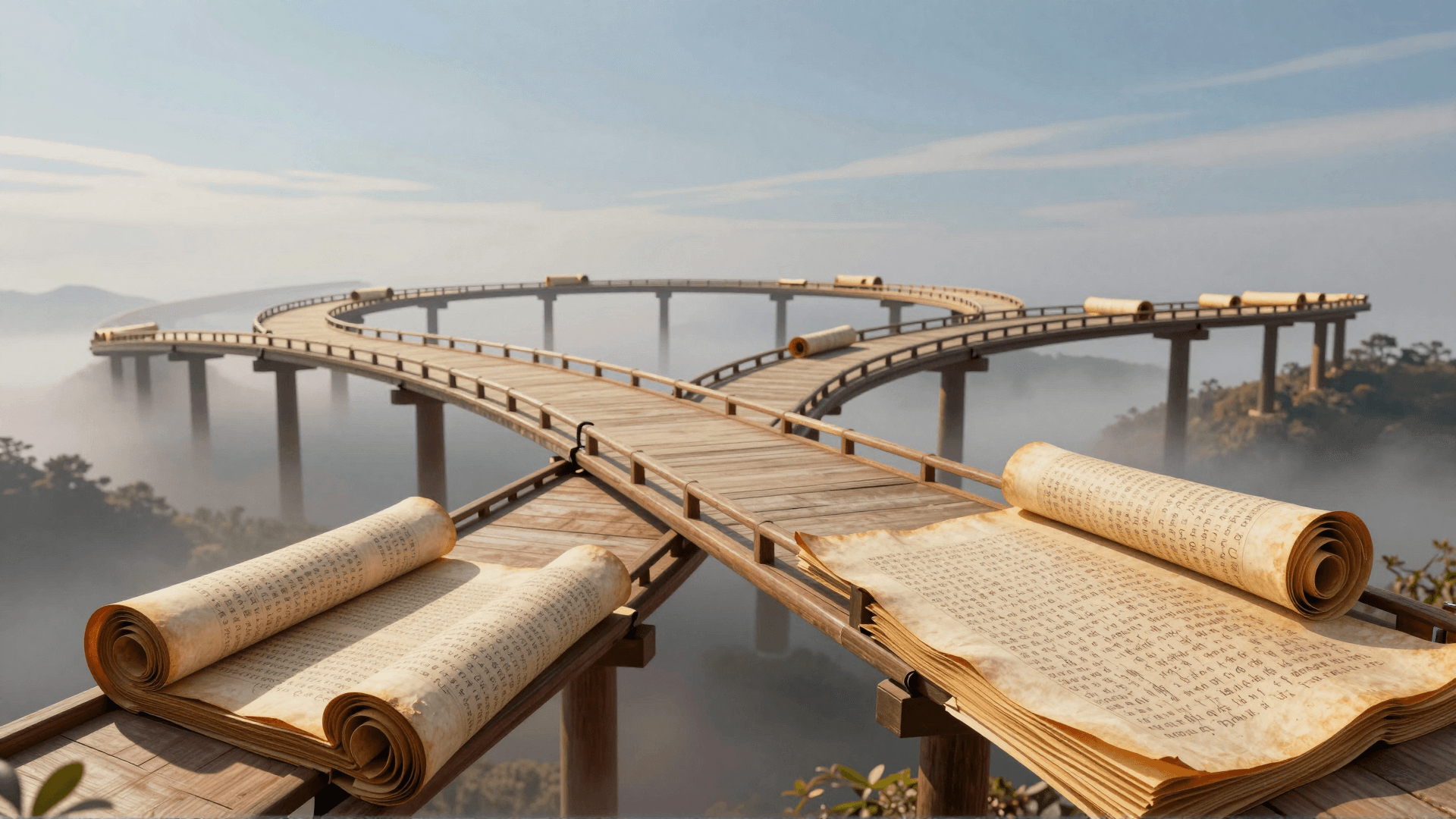Dreaming of Bridges and Ancient Scrolls: Seeking Guidance and the Golden Age of Wisdom